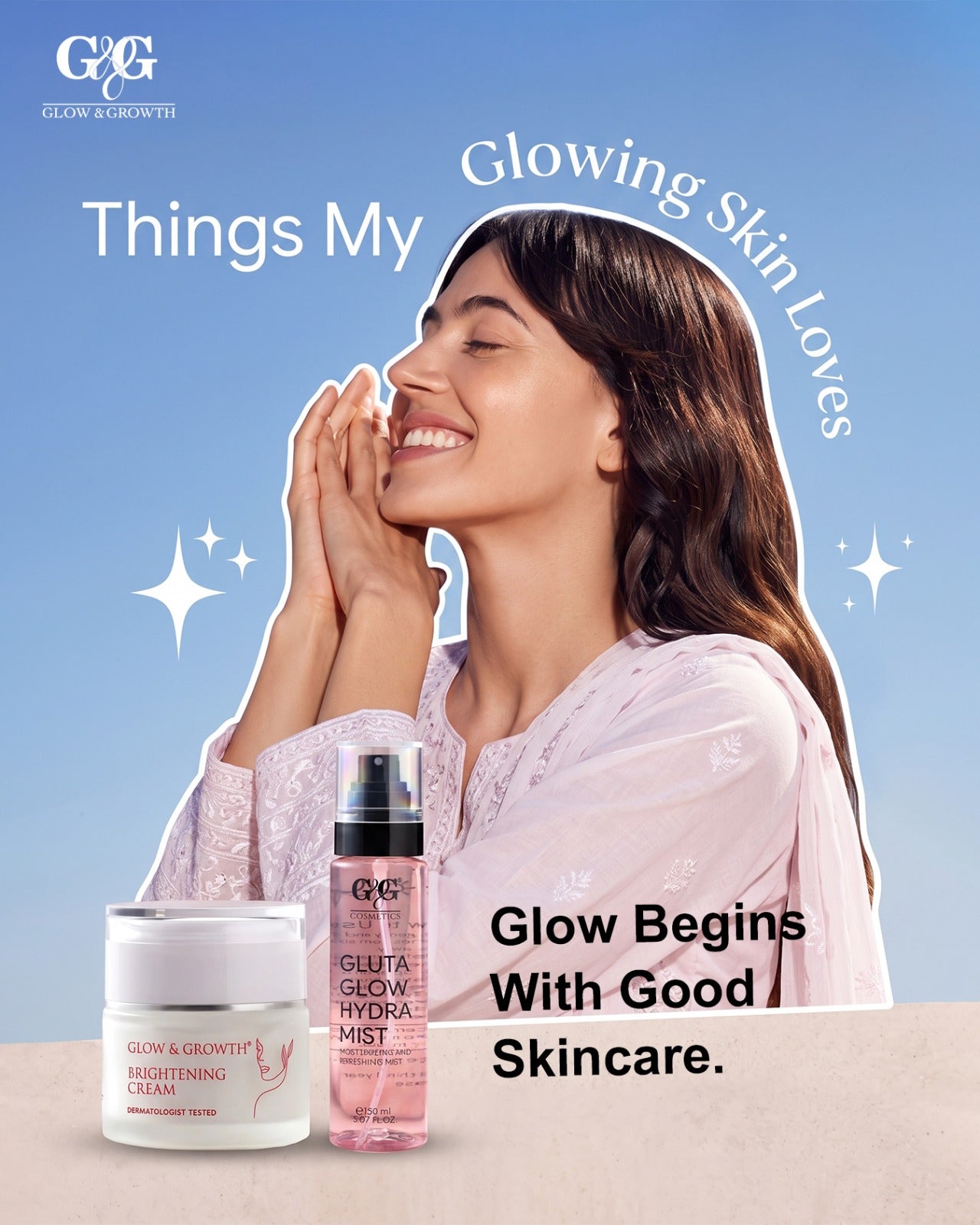 Brightening Cream & Hydra Mist Glow Bundle